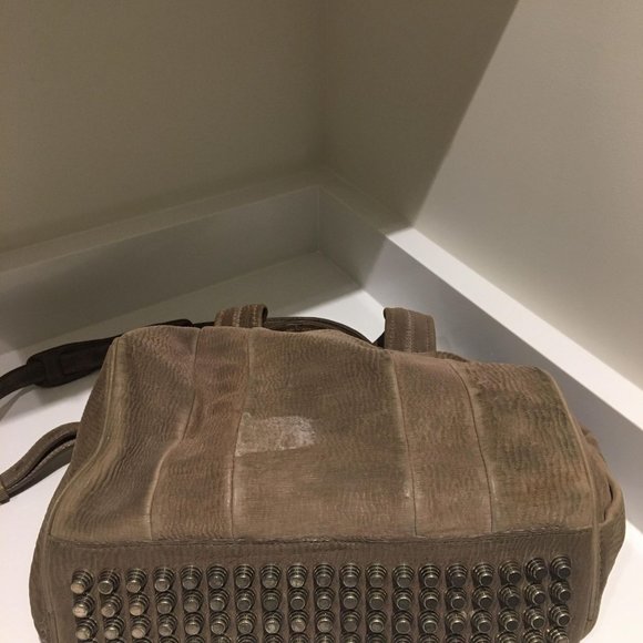 Alexander Wang Rocco in gray laser cut leather - Picture 4 of 7